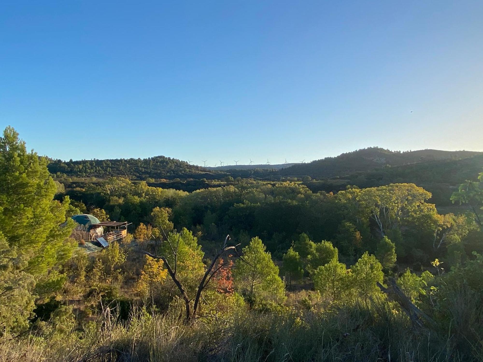 Bulle De L'Escale Coconing Avec Jacuzzi Privatif Villa Durban-Corbieres Buitenkant foto